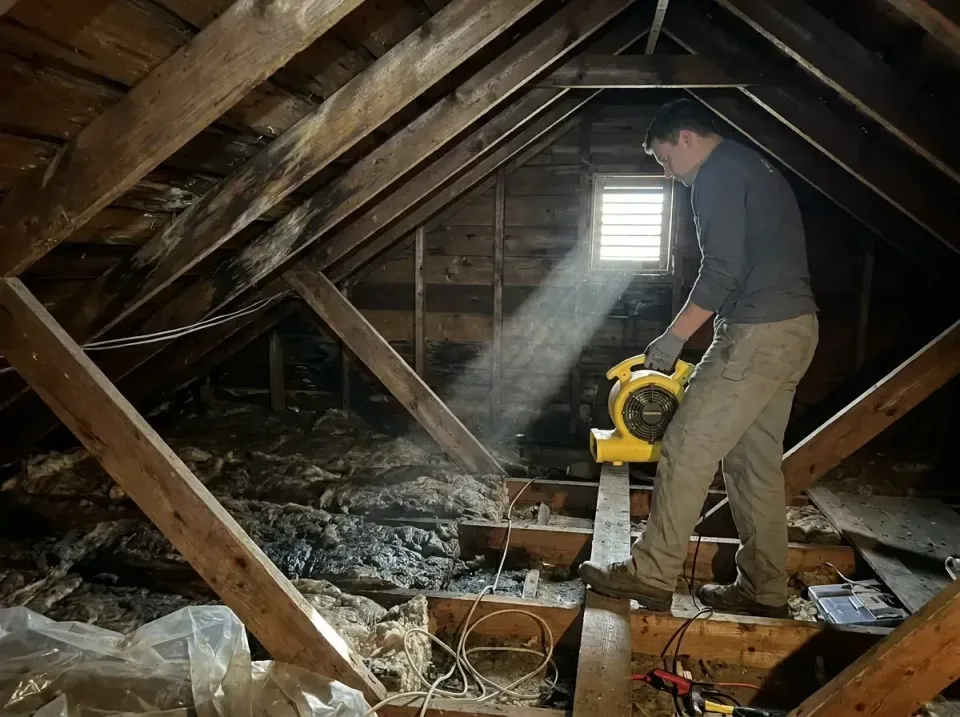 attic-water-damage-drying-proc-007 — frequently asked questions, Emergency Water Extraction & 24/7 Flood Response in Wamego,…